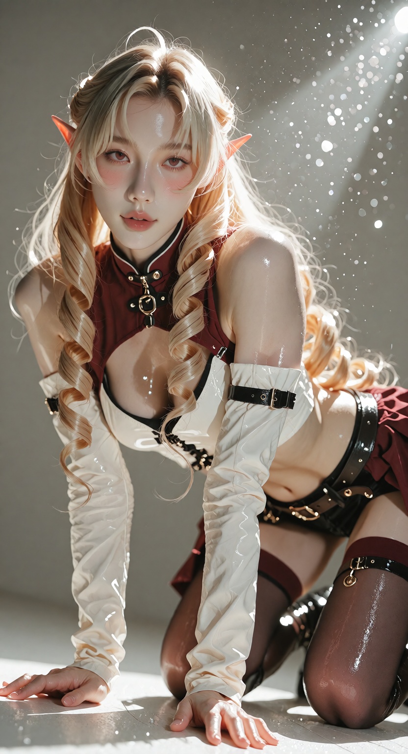 photorealistic high-fashion commercial photograph,  shot on 50mm lens,  full body on Tensor.Art