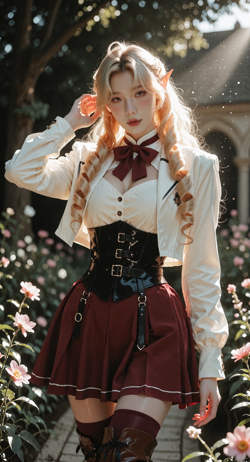 photorealistic fashion photograph,  shot on 85mm lens,  f/1.8 on Tensor.Art