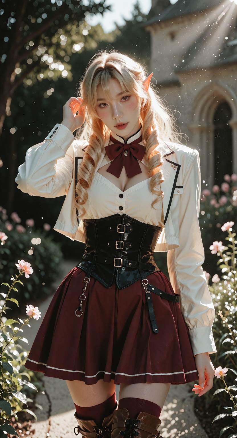 photorealistic fashion photograph,  shot on 85mm lens,  f/1.8 on Tensor.Art