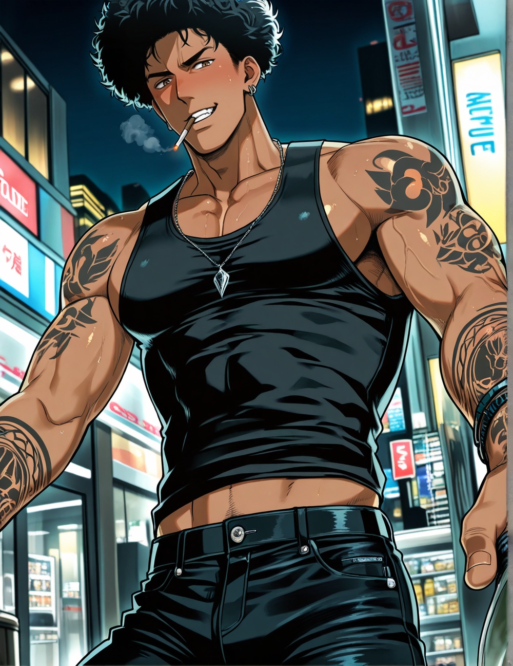 ((19 yo handsome man)),  1boy,  masculine on Tensor.Art