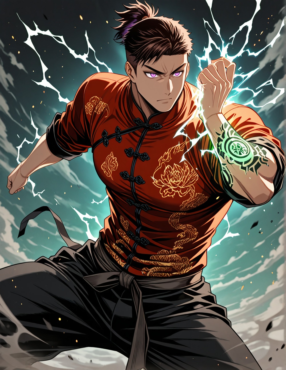detailed background,  detailed face and eyes,  perfect anatomy on Tensor.Art
