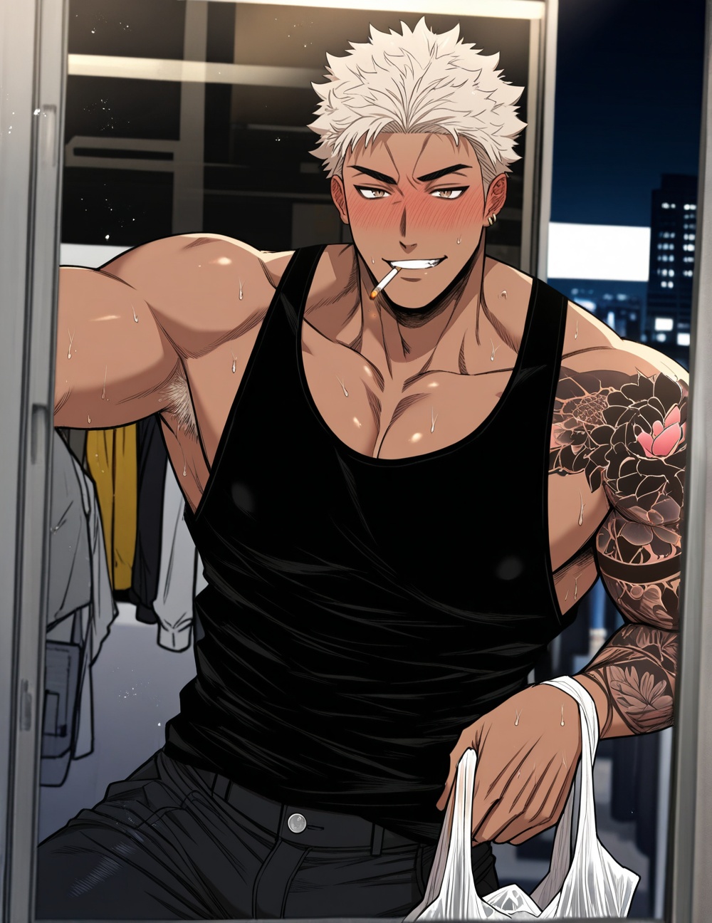 ((19 yo handsome man)),  1boy,  masculine on Tensor.Art