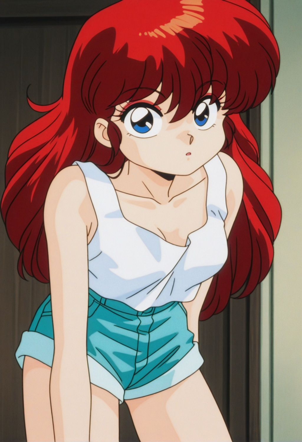 rankosaotome,  1girl,  red hair on Tensor.Art