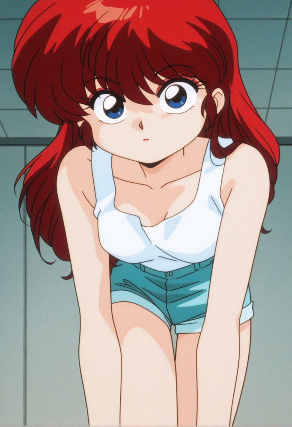 rankosaotome,  1girl,  red hair on Tensor.Art