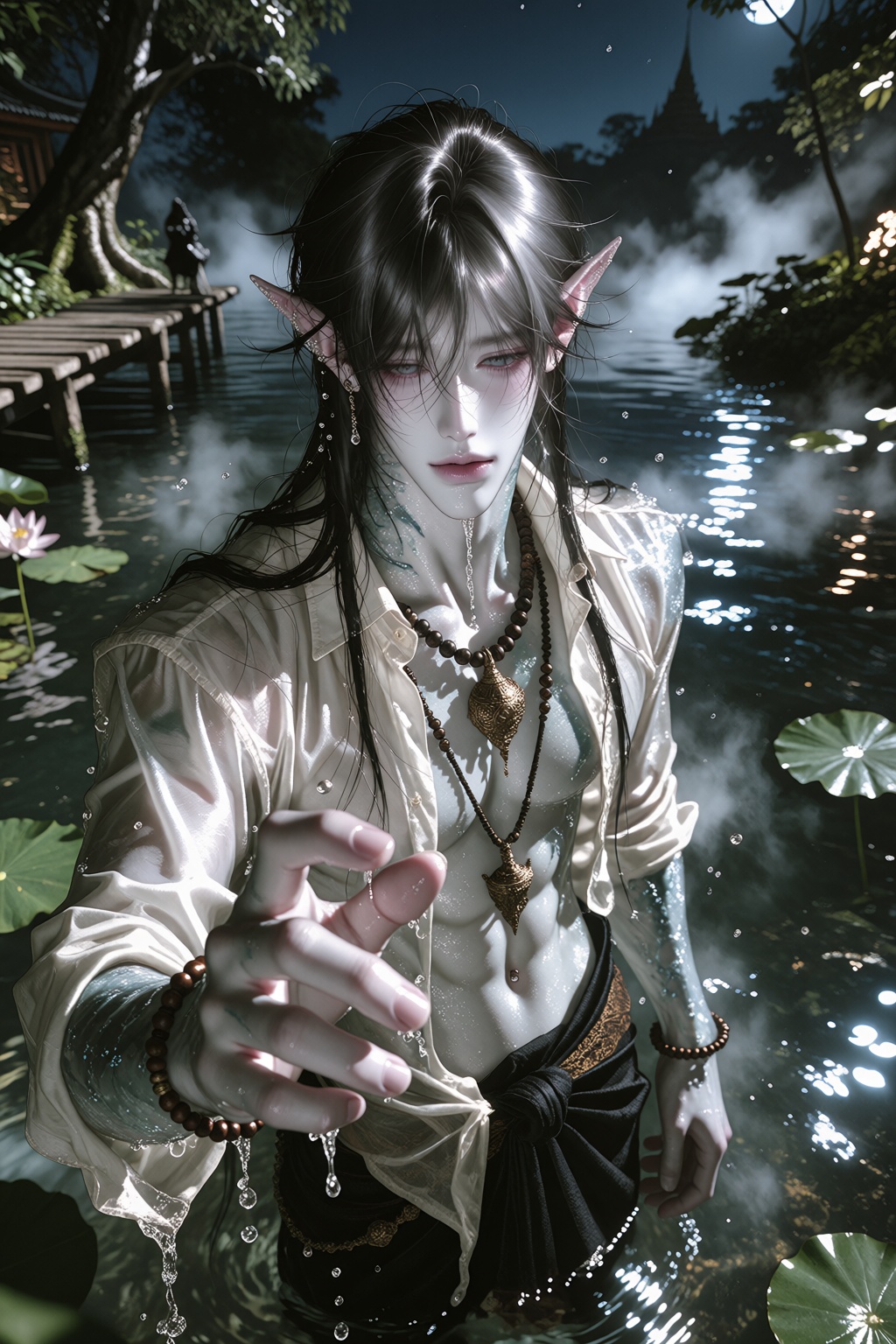 character: ))),  ),  elegant masculine beauty on Tensor.Art