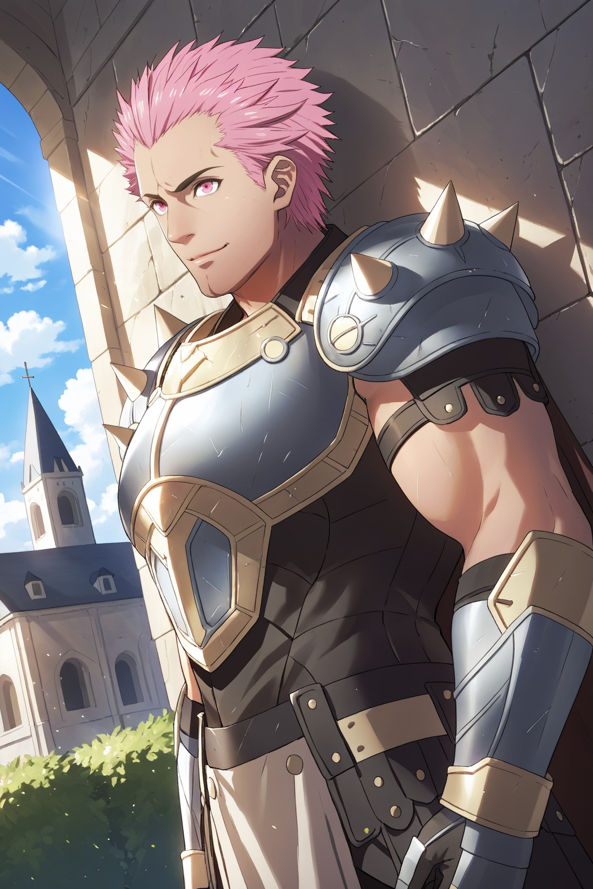 1boy,  Holst_FE3H,  pink hair on Tensor.Art