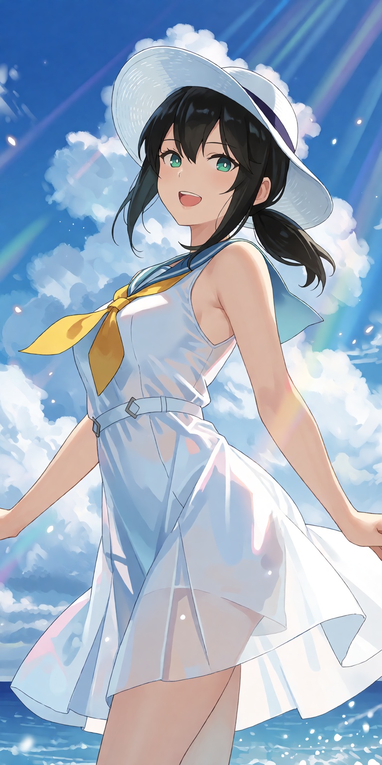 1girl,  solo,  Fubuki from Kantai Collection on Tensor.Art
