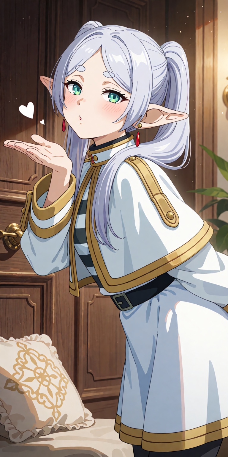 1girl,  solo,  Frieren from Sousou no Frieren on Tensor.Art