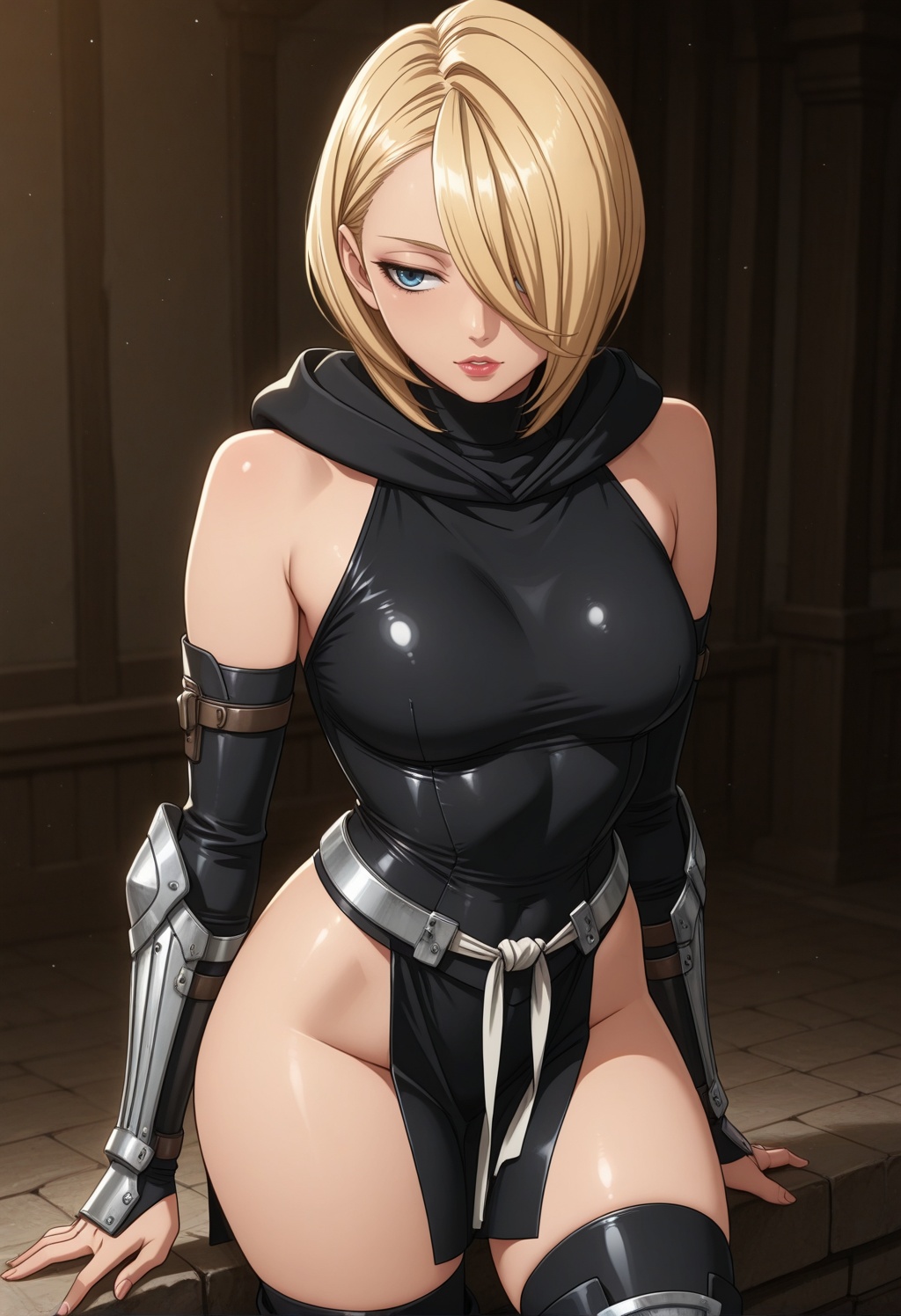 shinobiddd,  1girl,  short hair on Tensor.Art