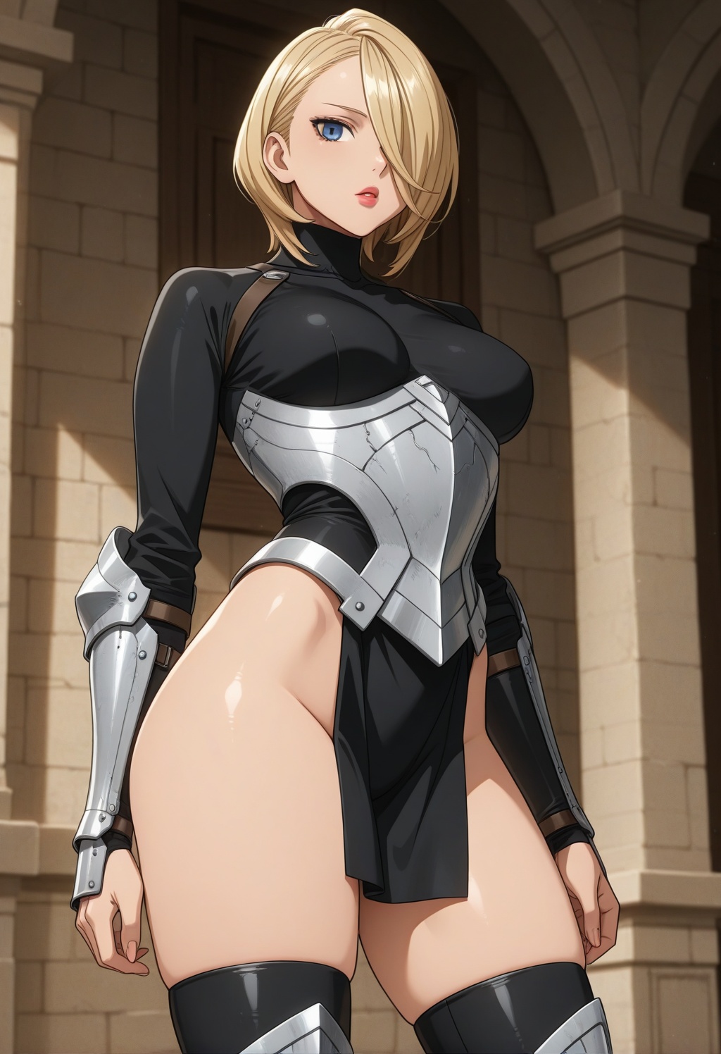 shinobiddd,  1girl,  short hair on Tensor.Art
