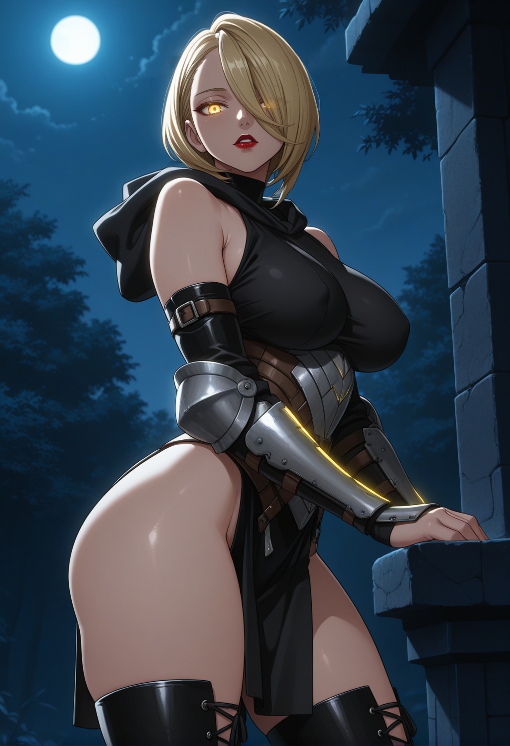 shinobiddd,  1girl,  short hair on Tensor.Art