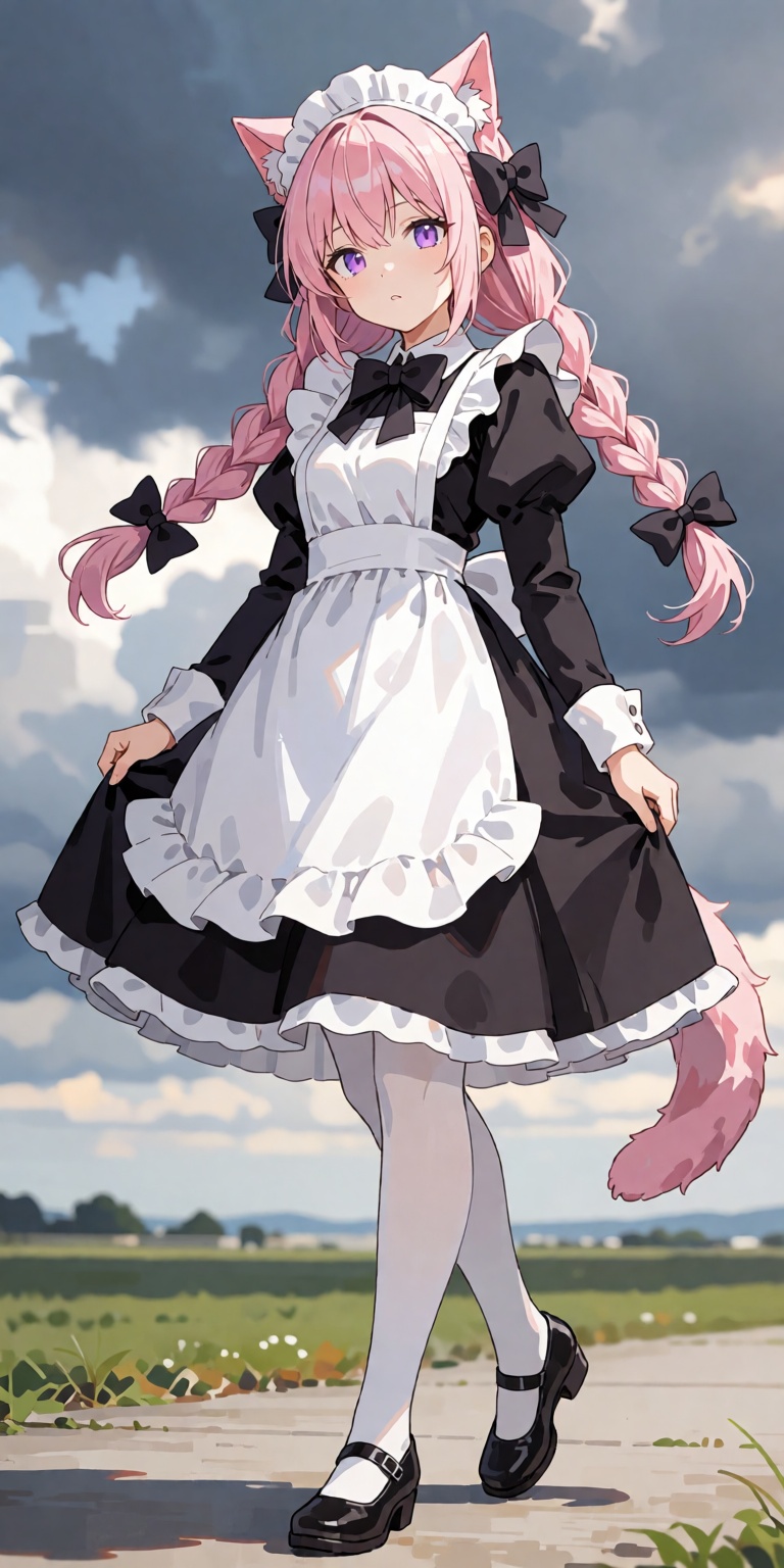 1girl,  solo,  an original maid character created by Chihuri on Tensor.Art