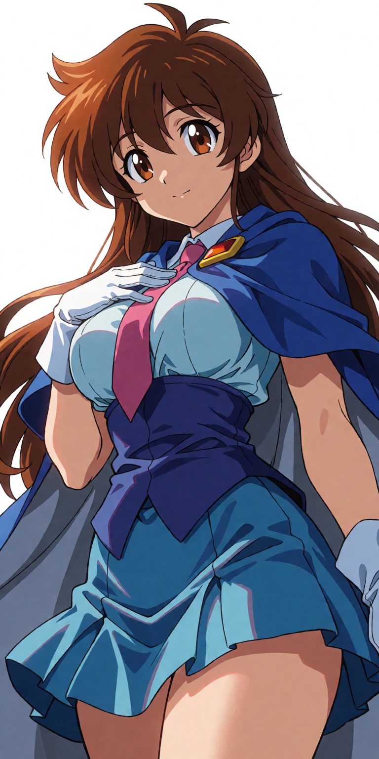 1girl,  solo,  Ririna Yurise from Mahou Senshi Symphonic Knights in 2000s anime official art style on Tensor.Art