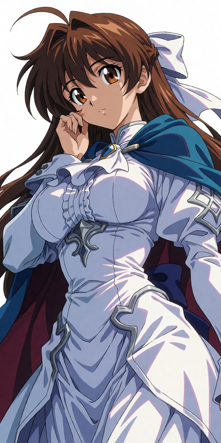 1girl,  solo,  Ririna Yurise from Mahou Senshi Symphonic Knights in 2000s anime official art style on Tensor.Art
