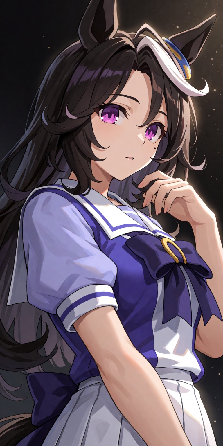 1girl,  solo,  Mejiro Ramonu from Umamusume on Tensor.Art