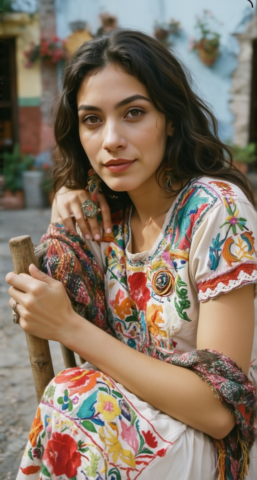 raw realistic photography,  photorealistic,  beautiful ***** Mexican woman on Tensor.Art
