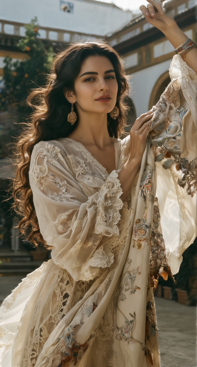 raw realistic photography,  photorealistic,  stunning ***** Spanish woman on Tensor.Art