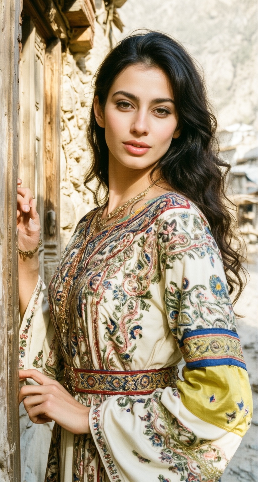 raw realistic photography,  photorealistic,  exceptionally beautiful ***** Afghan woman on Tensor.Art