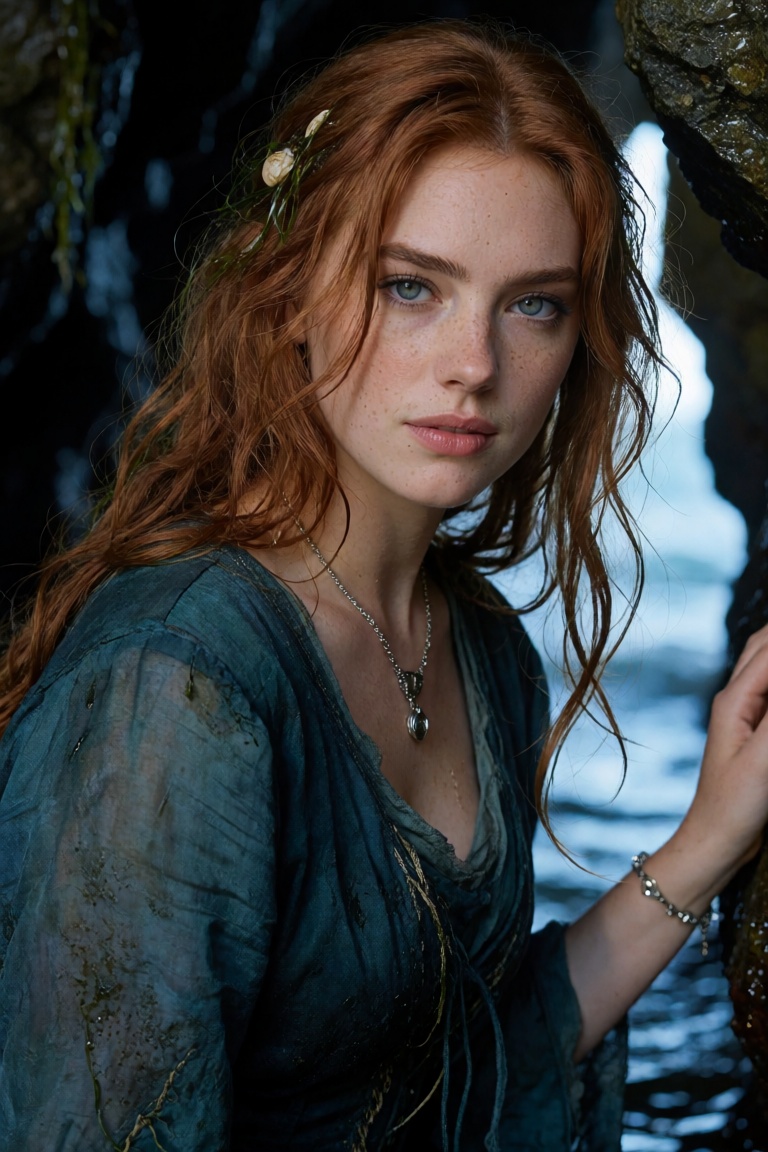 Professional studio portrait photo of a beautiful woman,  shot on 85mm lens,  f/1.8 on Tensor.Art