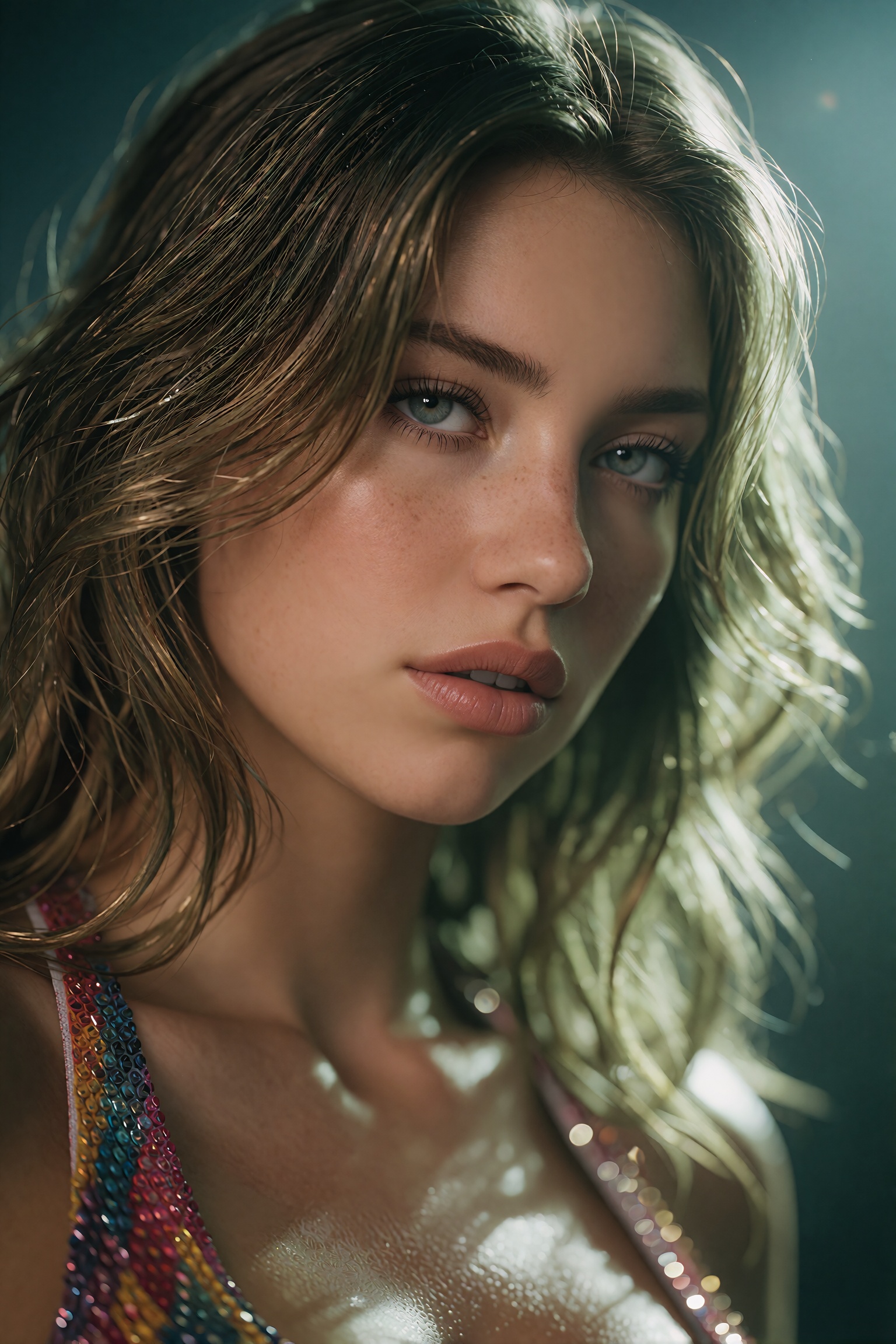 Hyper detailed Blender portrait of a beautiful woman,  shot on 85mm lens,  f/1.8 on Tensor.Art