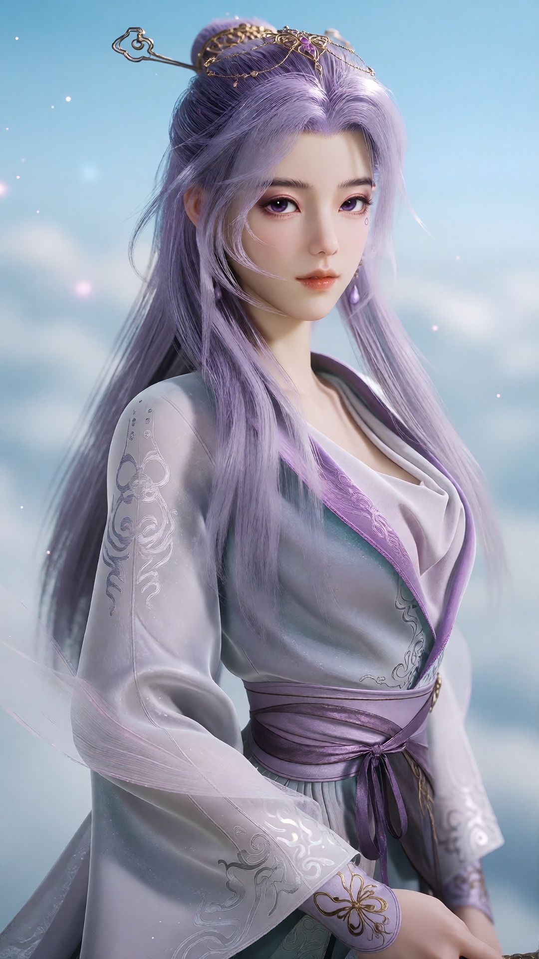 3D rendered character,  中景镜头,  一个美丽的女子YX by 月恋-❀ on Tensor.Art