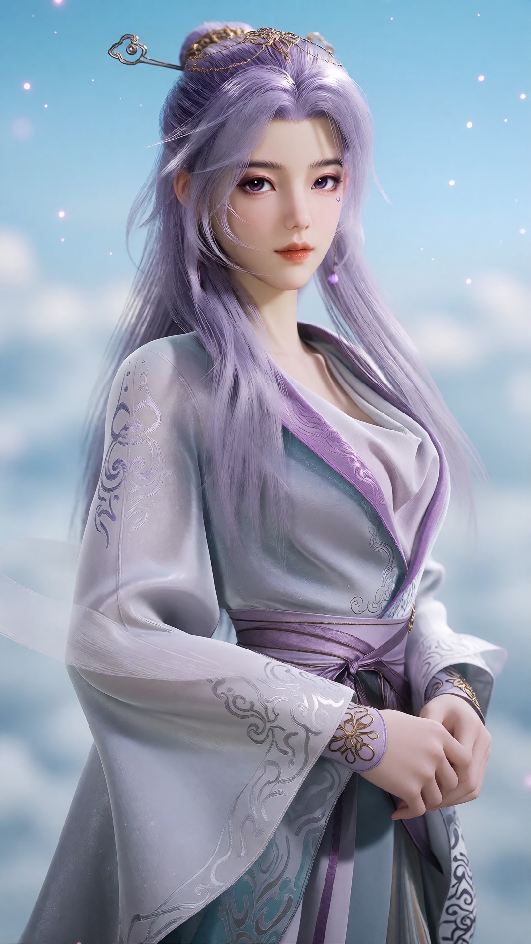3D rendered character,  中景镜头,  一个美丽的女子YX by 月恋-❀ on Tensor.Art