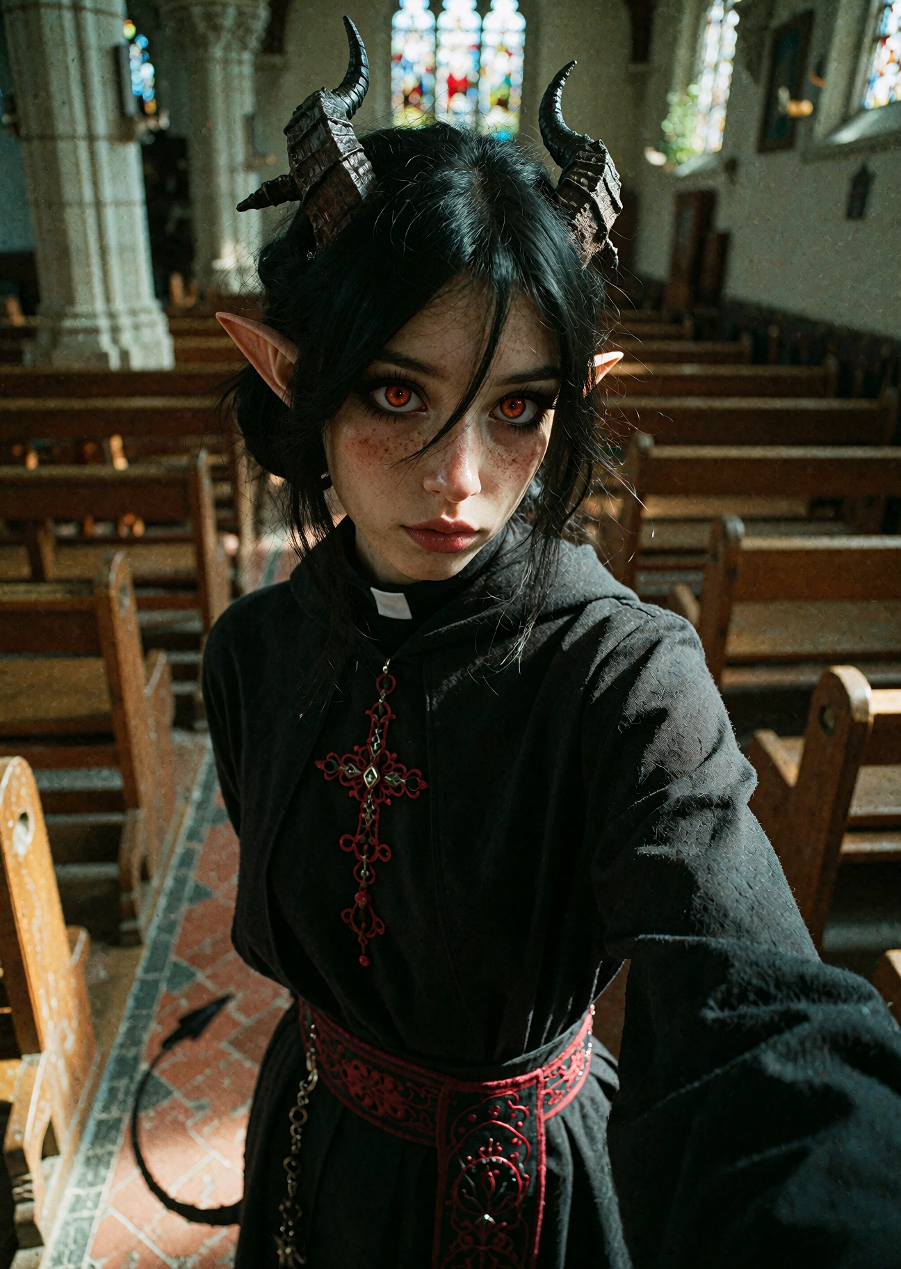 35mm film photograph,  Fuji Superia 1600,  high-speed color negative film on Tensor.Art