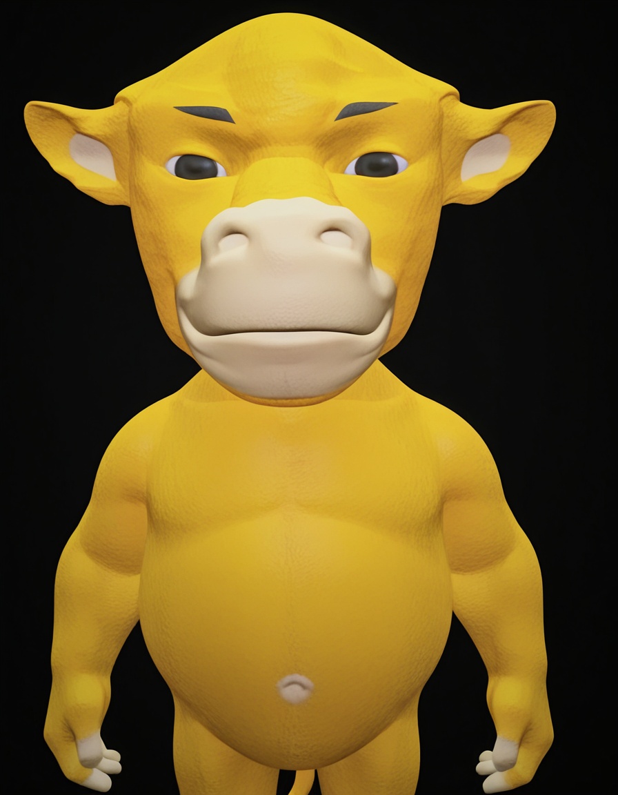 mai_nl,  3d,  cow on Tensor.Art