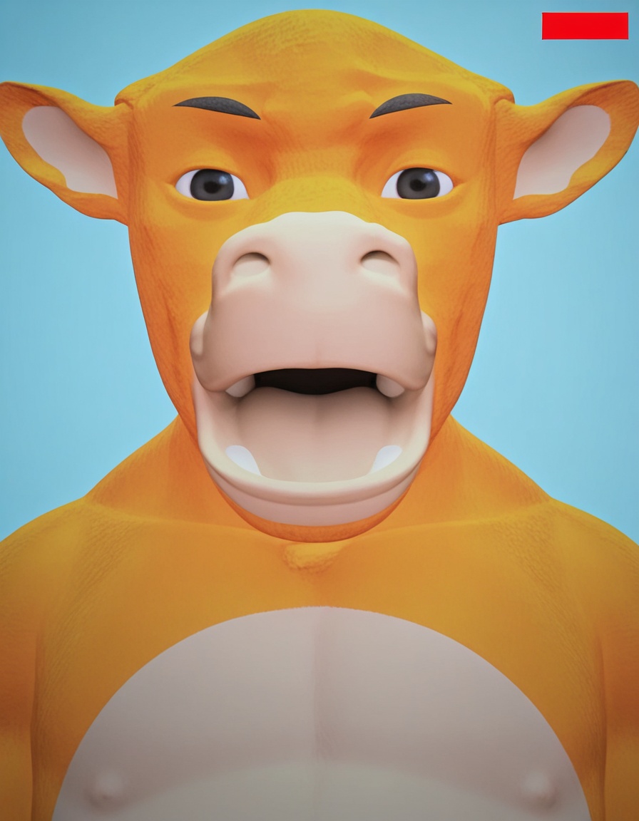 mai_nl,  3d,  cow on Tensor.Art