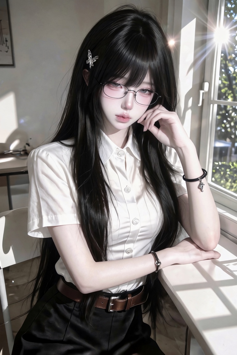 1 ***** woman,  solo,  elegant youthful appearance on Tensor.Art