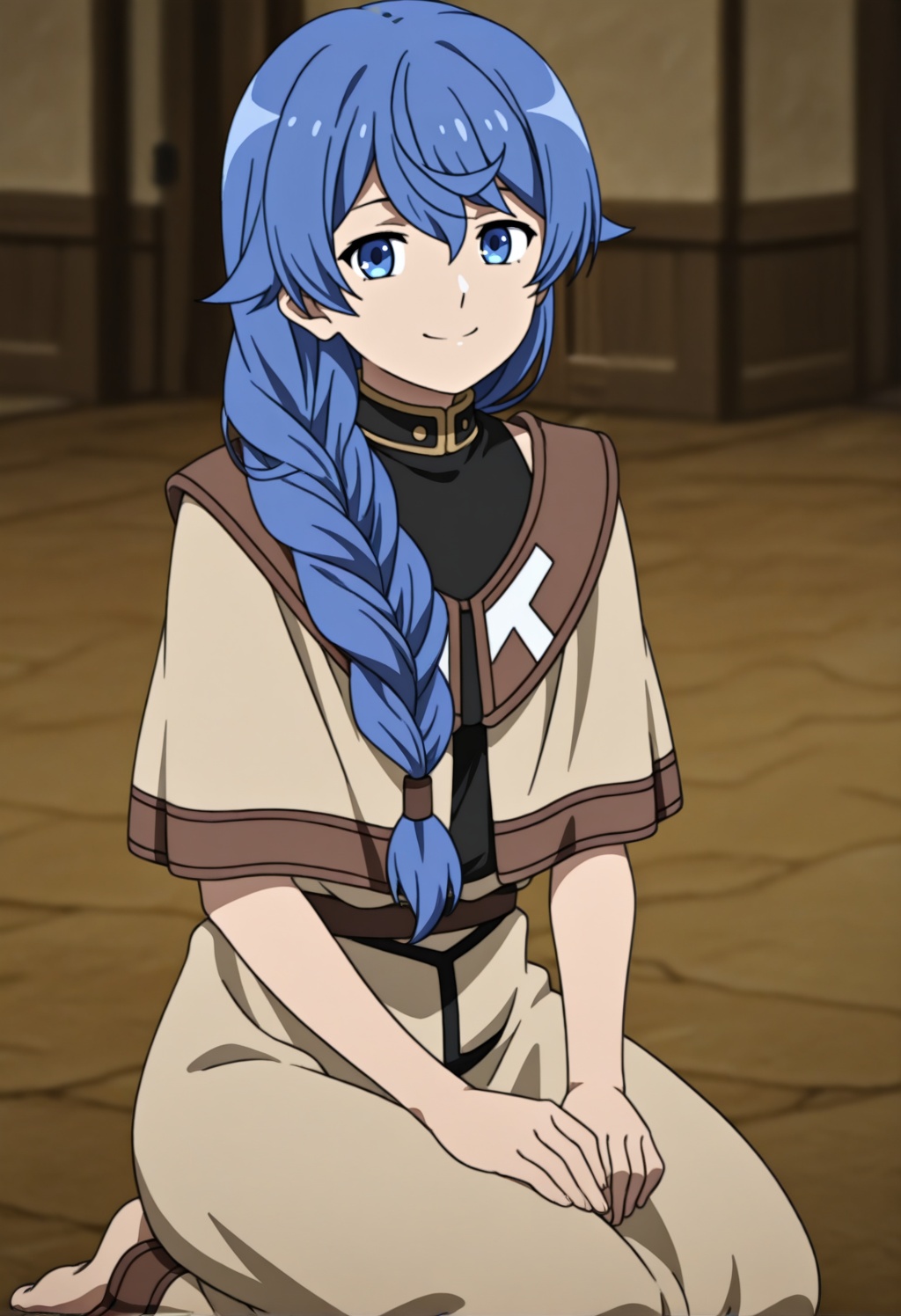 rokarimt,  1girl,  blue hair on Tensor.Art