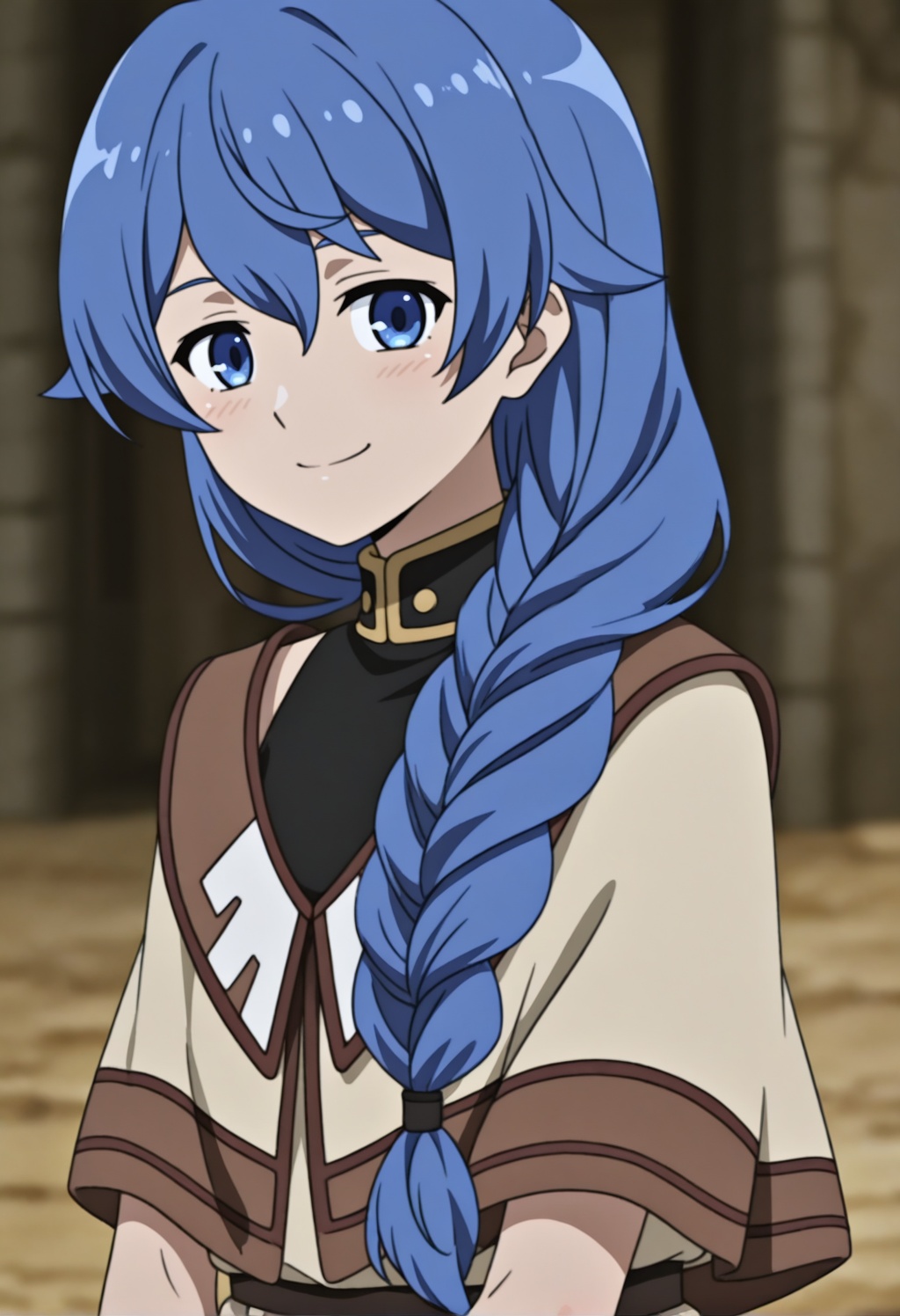 rokarimt,  1girl,  blue hair on Tensor.Art