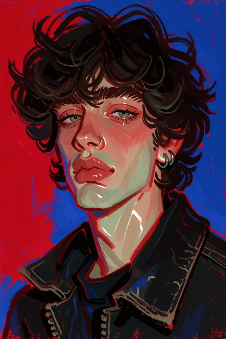 creatorfolk,  highly stylized painterly illustration,  rich oil-painting and chalk texture on Tensor.Art