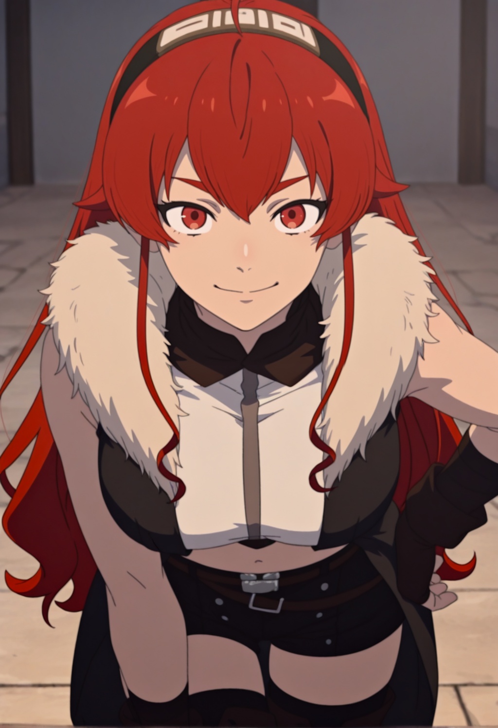 erisgmt,  1girl,  red hair on Tensor.Art