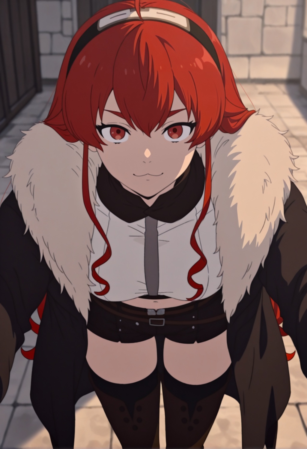 erisgmt,  1girl,  red hair on Tensor.Art