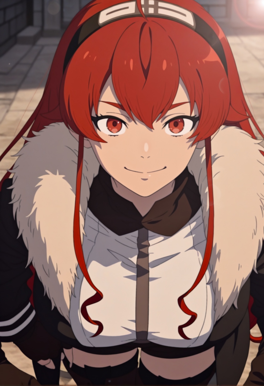 erisgmt,  1girl,  red hair on Tensor.Art