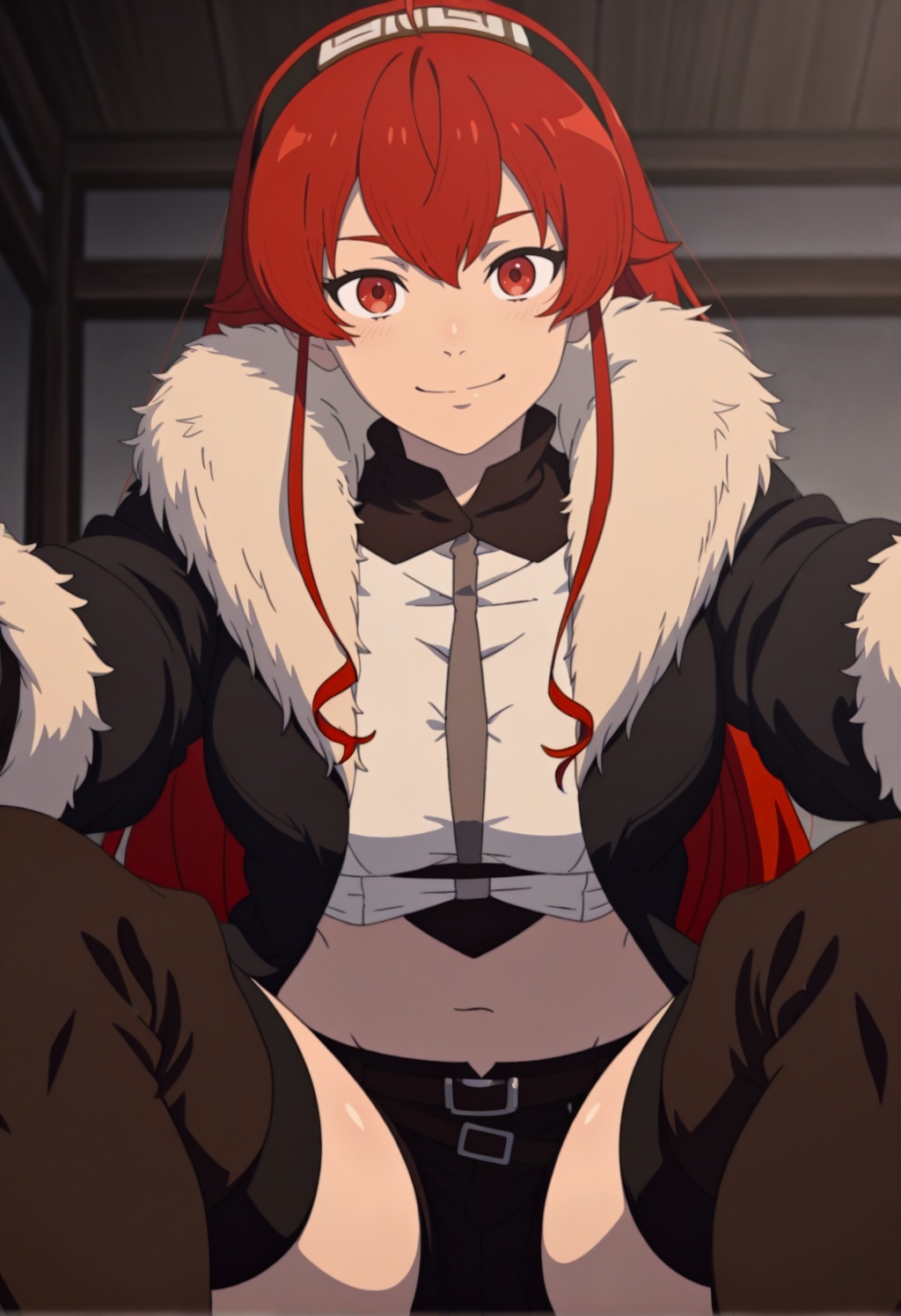 erisgmt,  1girl,  red hair on Tensor.Art