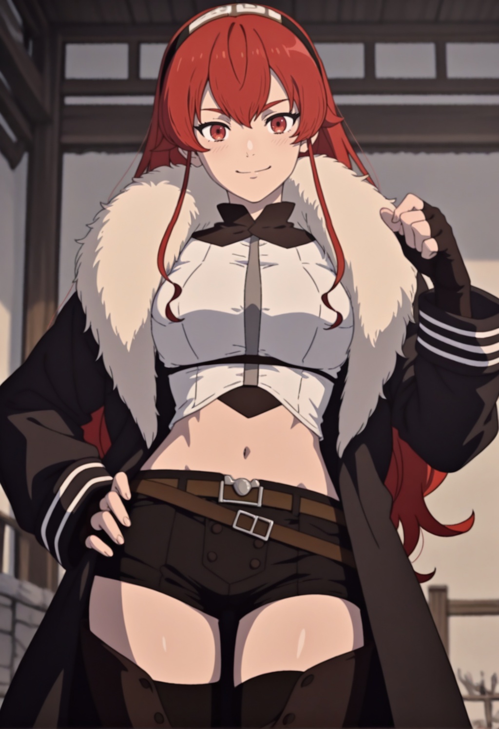 erisgmt,  1girl,  red hair on Tensor.Art