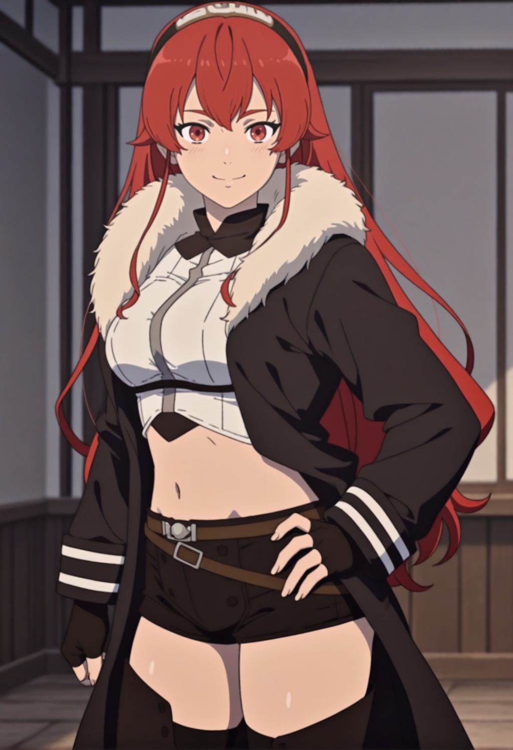 erisgmt,  1girl,  red hair on Tensor.Art