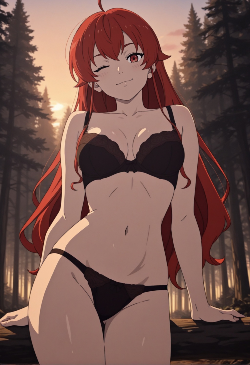 erisgmt,  1girl,  red hair on Tensor.Art