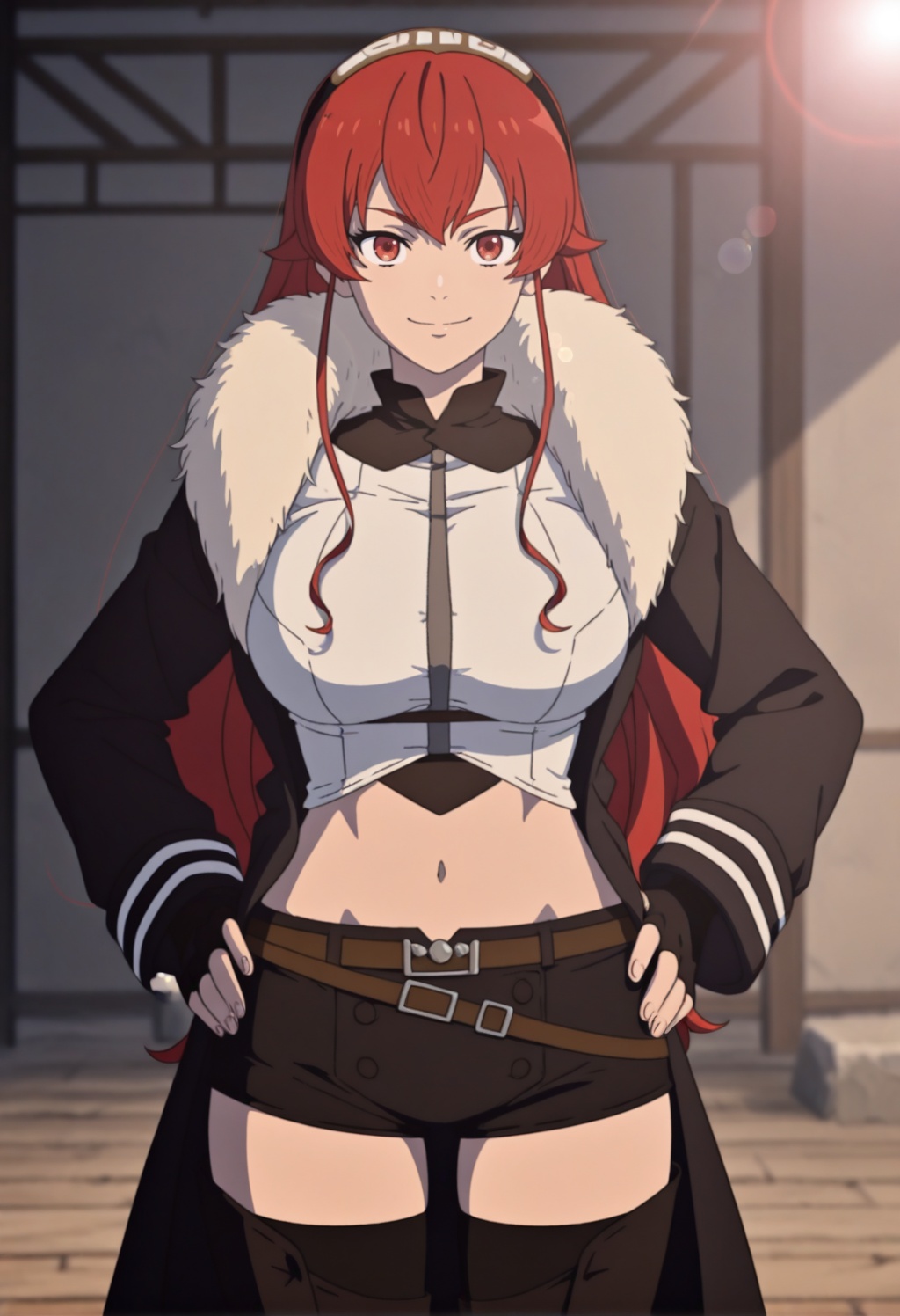 erisgmt,  1girl,  red hair on Tensor.Art