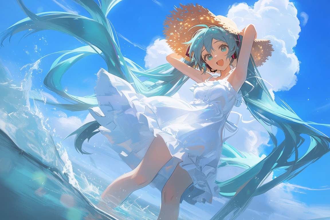masterpiece,  best quality,  @gytht vocaloid on Tensor.Art