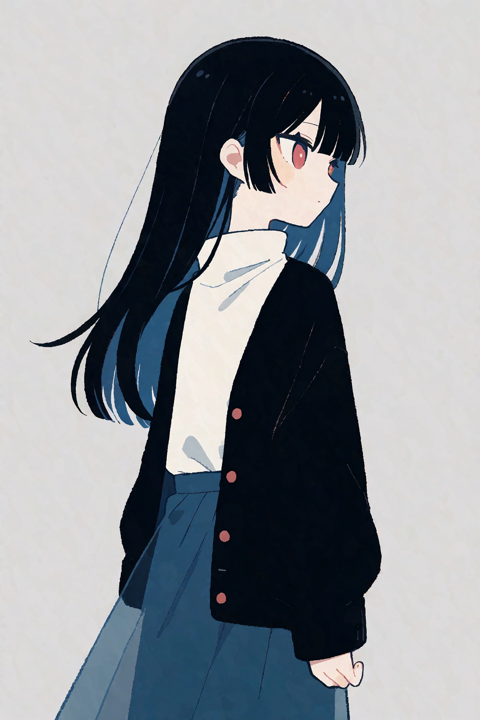 1girl,  solo,  upper body on Tensor.Art