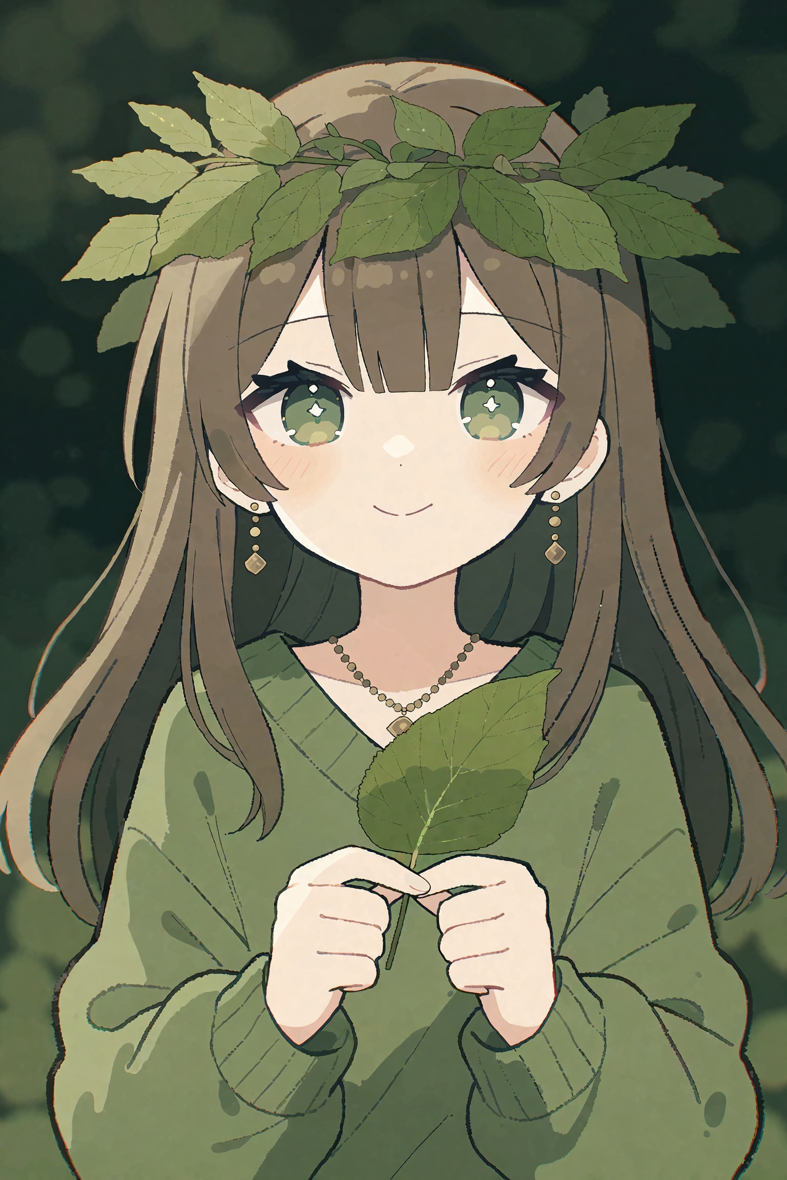 1girl,  long hair,  brown hair on Tensor.Art