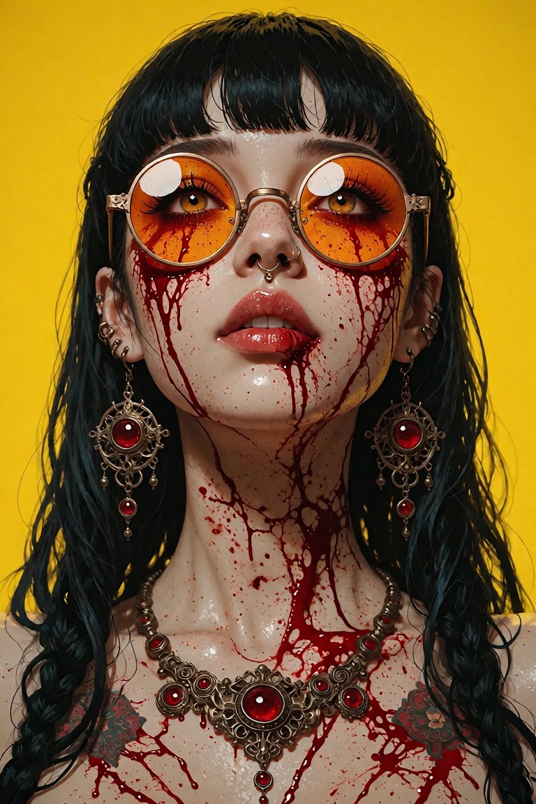 ILXLpos,  blood Hazard Aesthetic,  1girl on Tensor.Art