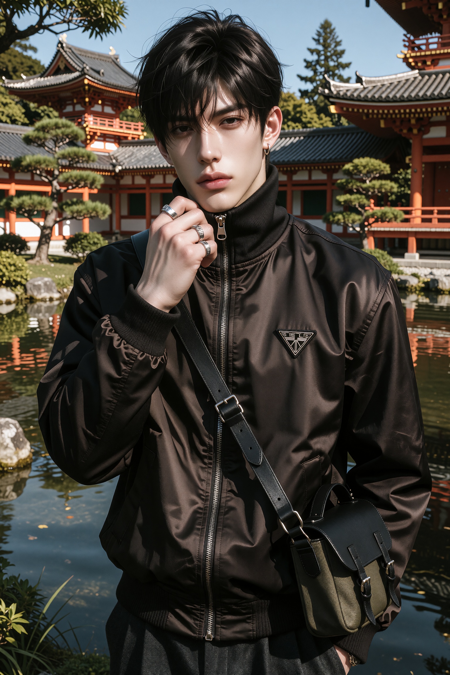 (((Masterpiece,  ultra-detailed,  polished 8k digital artwork))) (((Handsome Man))) on Tensor.Art