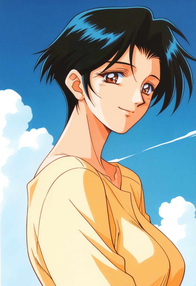 masterpiece,  best quality,  1990s retro anime style on Tensor.Art