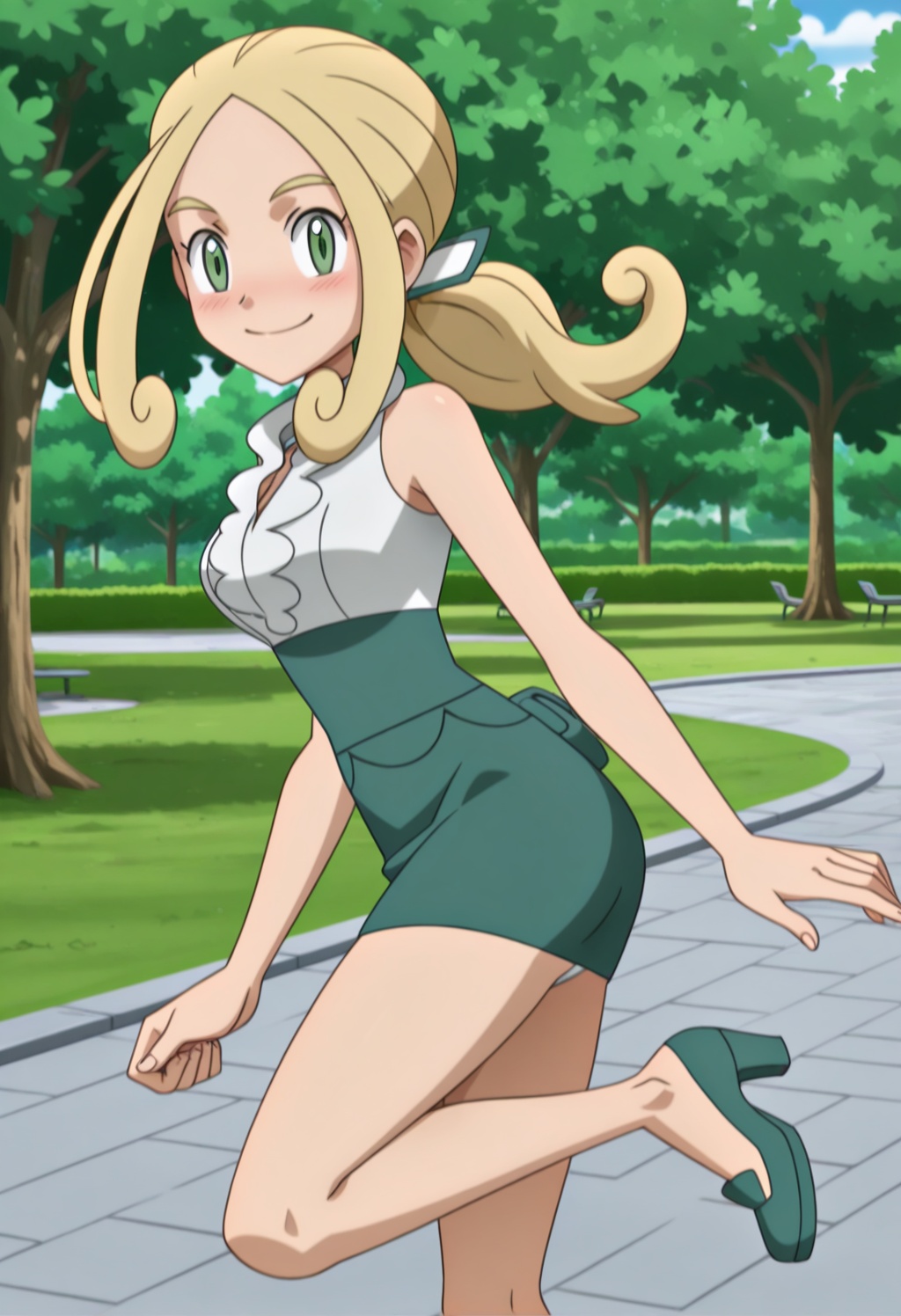 violaxy,  1girl,  blonde hair on Tensor.Art