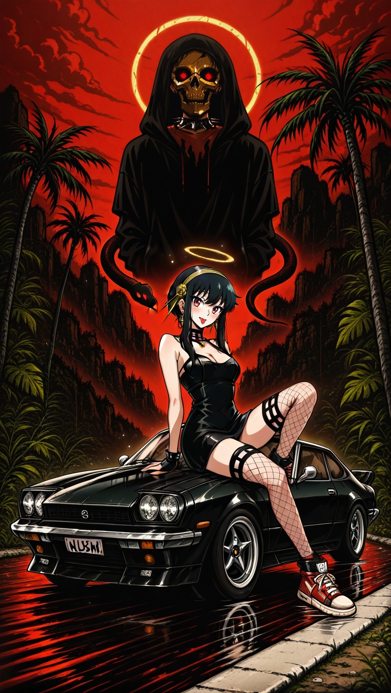 retro anime style,  2D anime style,  retro anime 1990's on Tensor.Art