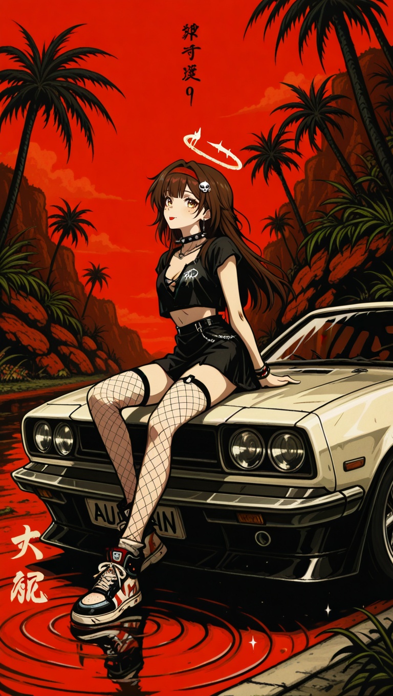 retro anime style,  2D anime style,  retro anime 1990's on Tensor.Art